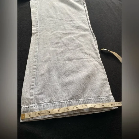 Universal Thread Indigo One Piece Cropped Bell Bottom Romper Jumpsuit! Size XS. - Picture 6 of 11